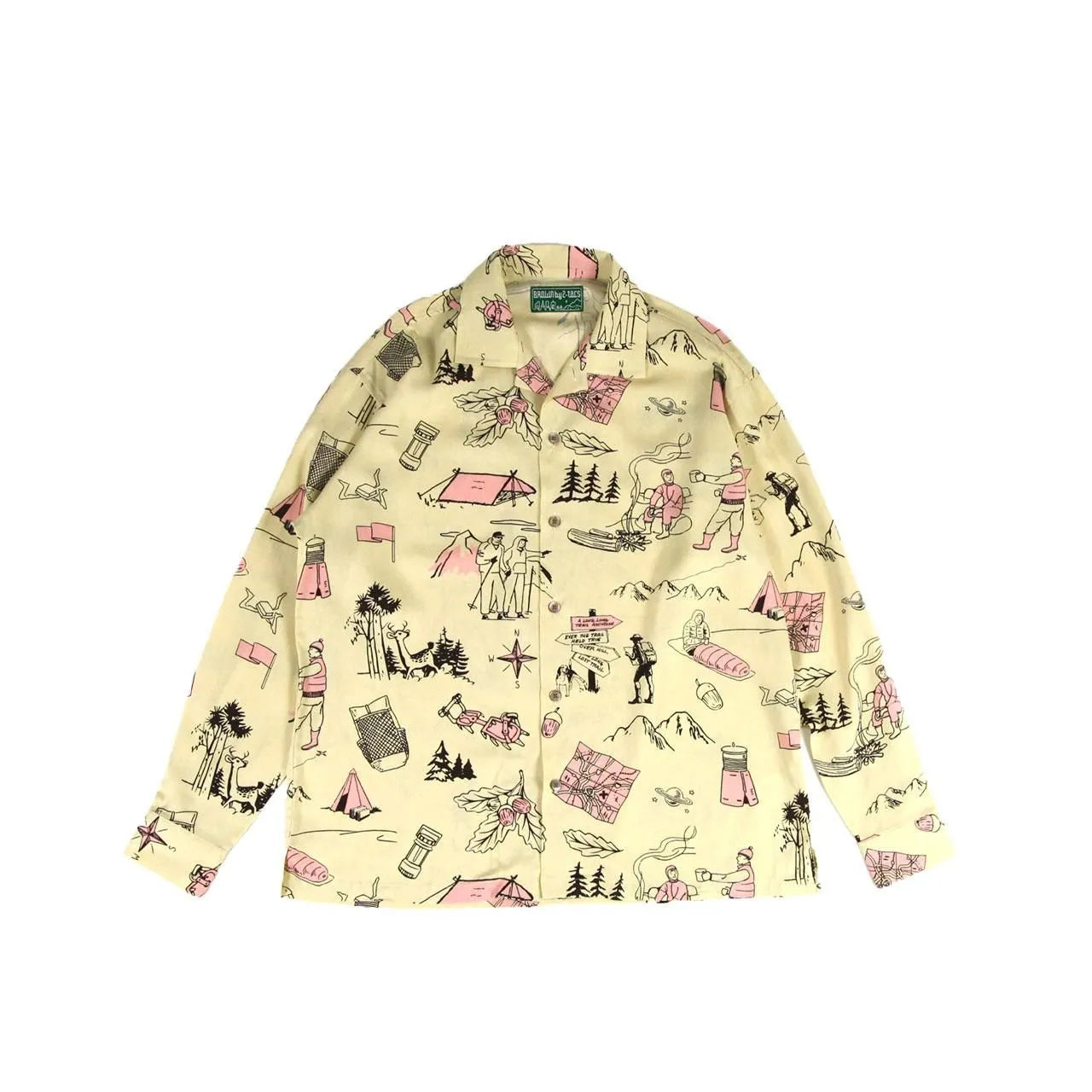 BROWN by 2-tacs 25SS Aloha L/S